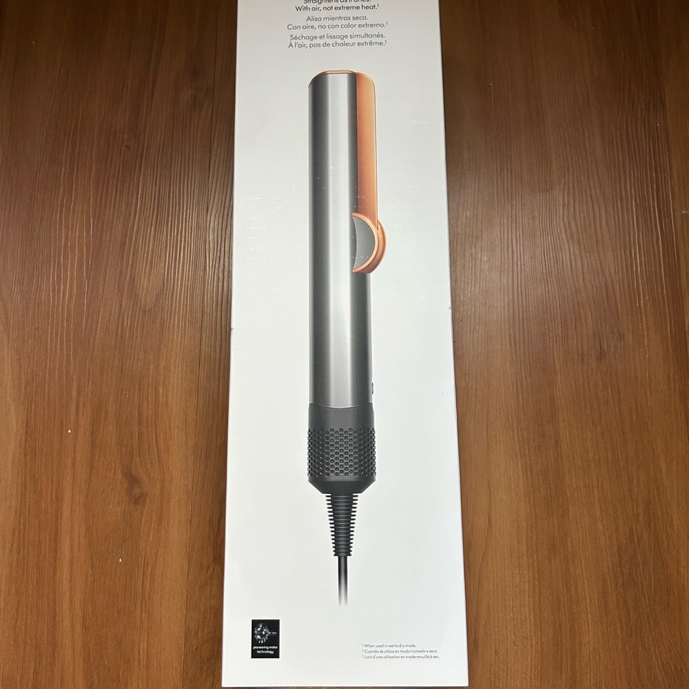 Dyson Airstrait in Silver and Copper